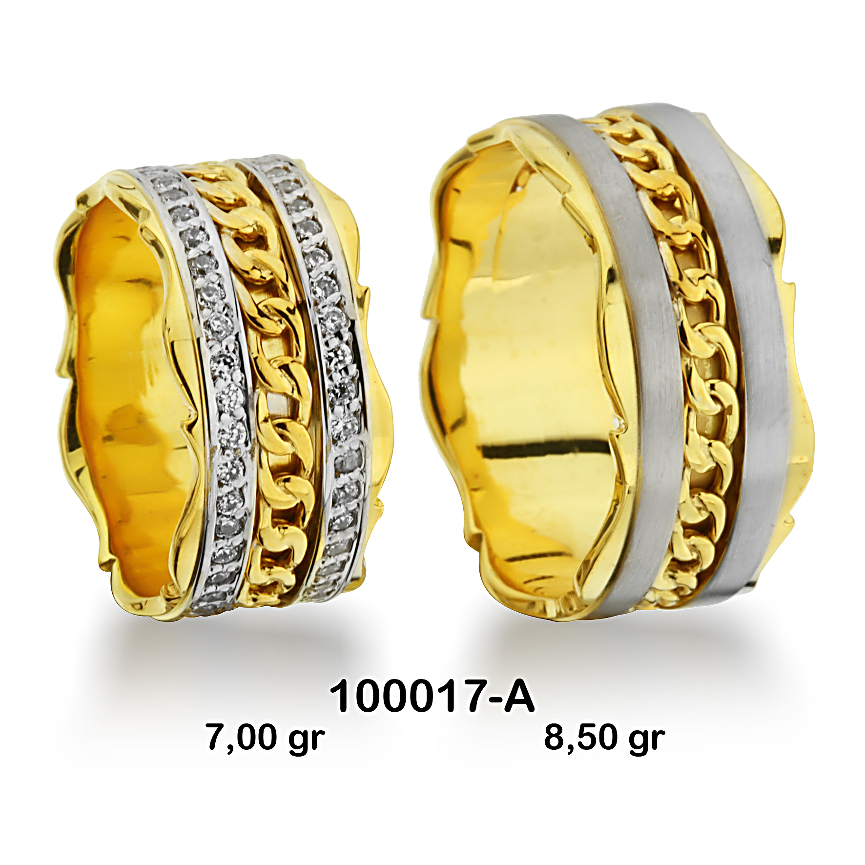 Sarı Alyans Modeli-100017-A